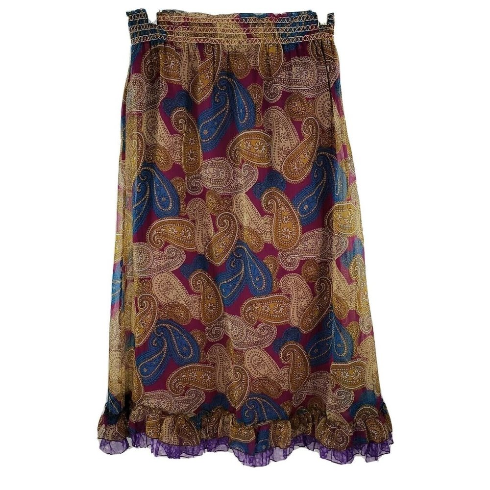 Derek Heart Skirt Size‎ S Boho Chic Hippie Gypsy Fe